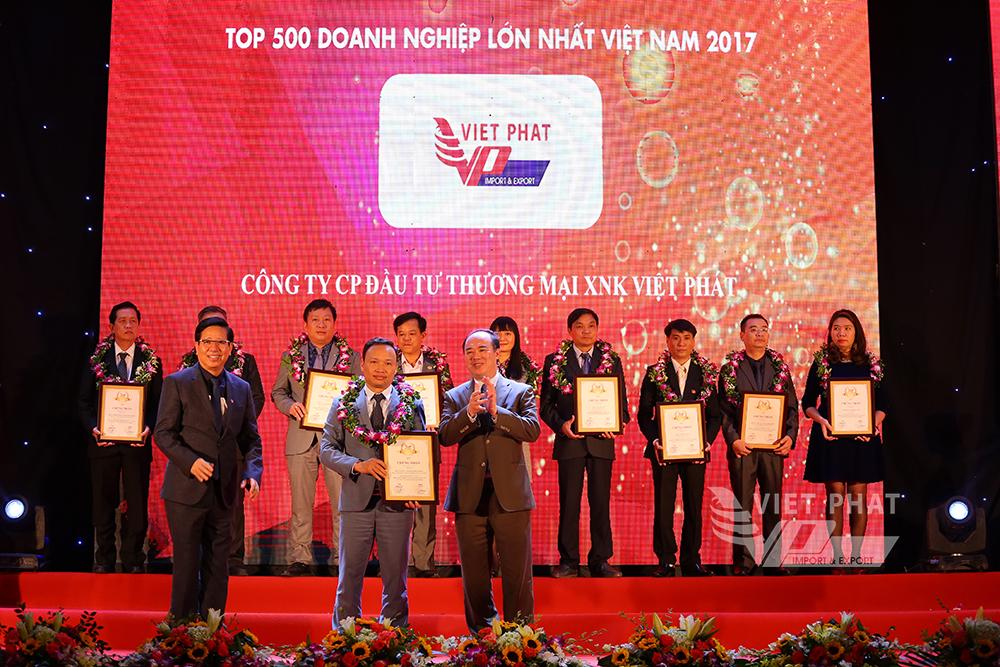 VPG đạt top 500 doanh nghiệp lớn nhất Việt nam